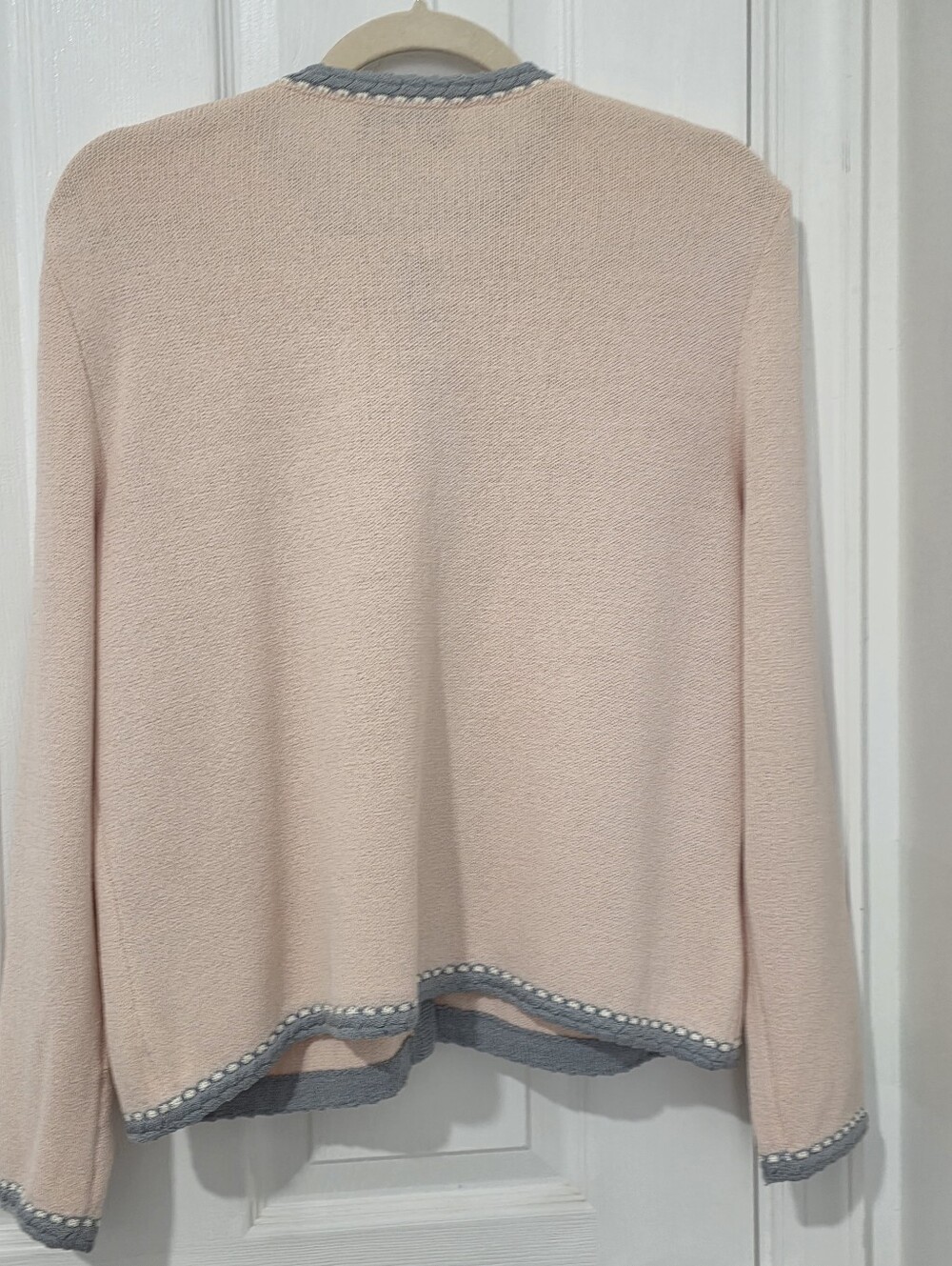 St. John Collection Pink and Gray Two-Piece Skirt Set - Picture 4 of 7